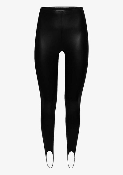 High-Waist Stirrup Leaggings from Amina Muaddi X Wolford