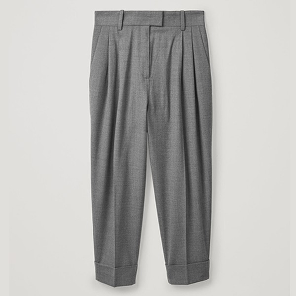 Dropped Crotch Wool Trousers from COS