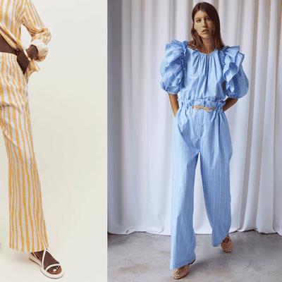 14 Pairs Of Striped Trousers For Summer