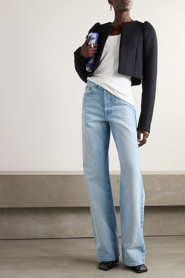 High-Rise Straight-Leg Jeans from Dries Van Noten
