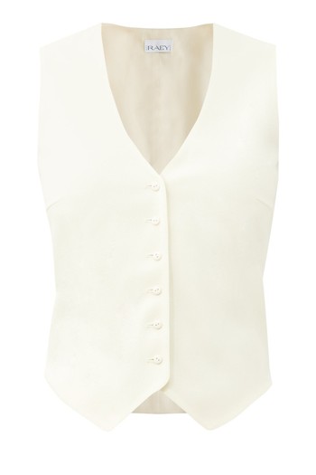 RAEY Single-breasted wool-twill waistcoat from Raey