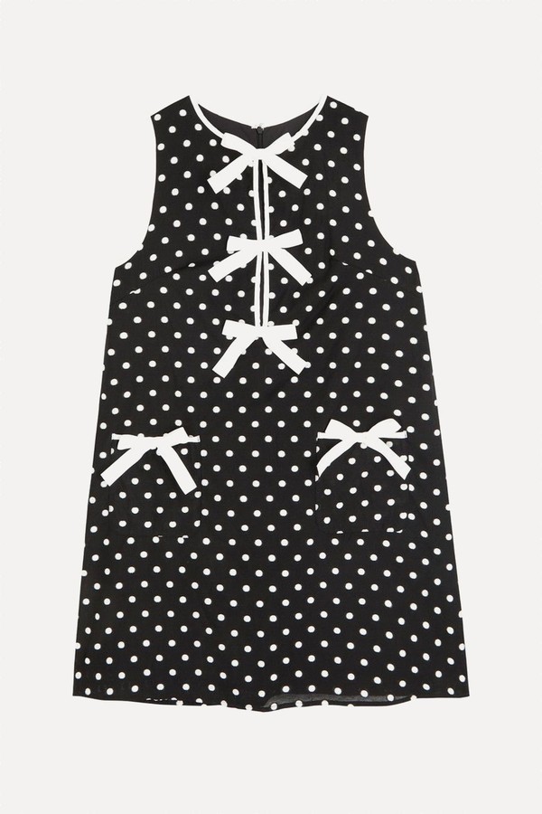 Isles Polka Dot-Jacquard Woven Mini Dress from Sister Jane