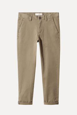 Cotton chinos from Mango