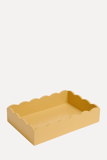 Scalloped Edge Small Rectangular Tray from John Lewis