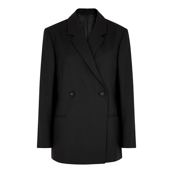 Loreo Black Double-Breasted Blazer from Toteme