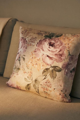 Floral Print Throw Pillow from Zara