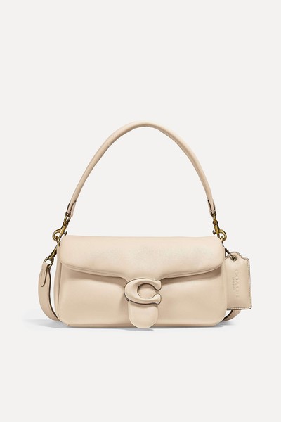 Pillow Tabby 26 Leather Shoulder Bag, Ivory