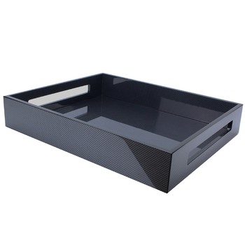 Carbon Fibre Medium Lacquered Serving Tray