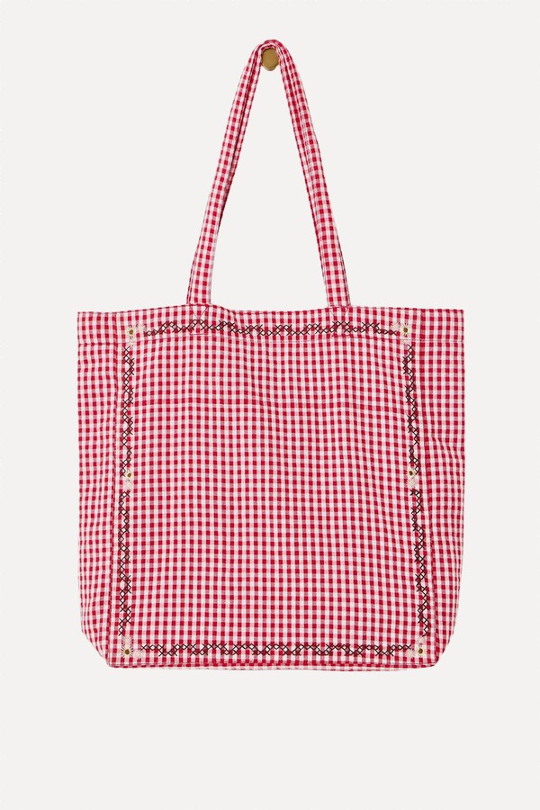 Cross Stitch Tote Shopper Bag from Oliver Bonas
