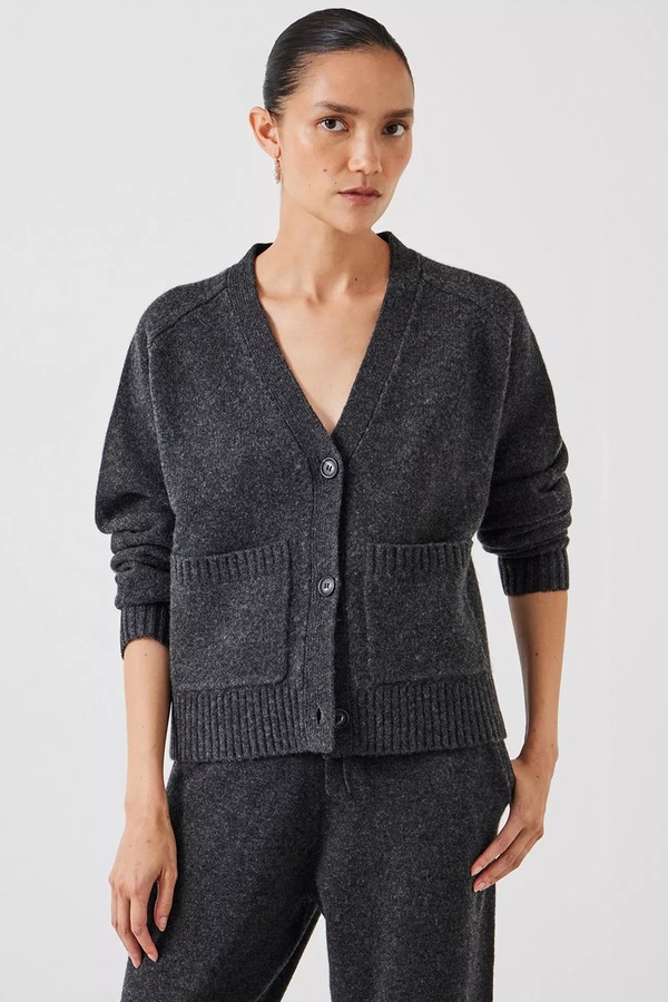 Daisy Merino Wool V Neck Cardigan from Hush