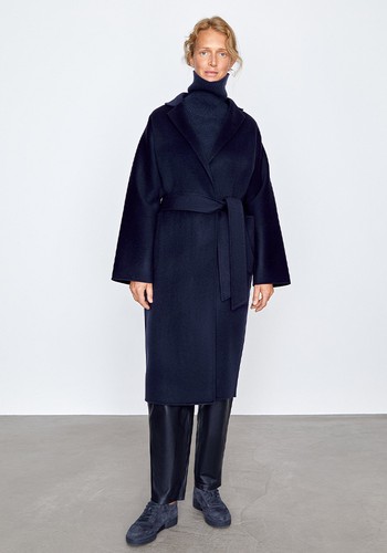 Belted Wool Coat from 12 Storeez