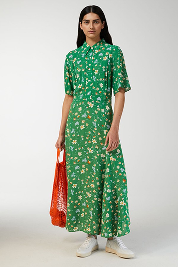 F.Ducharne Floral Crepe Dress