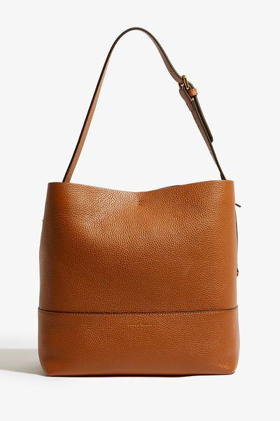 Leather Bucket Bag