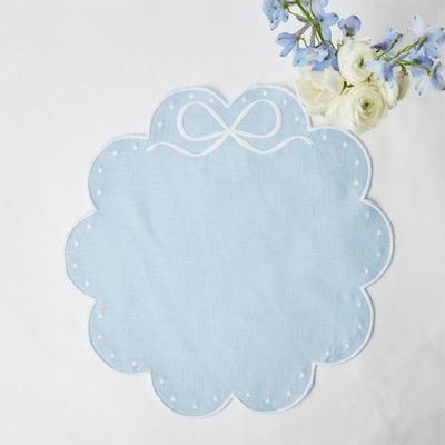 Celeste Blue Row Placemats  from Mrs Alice