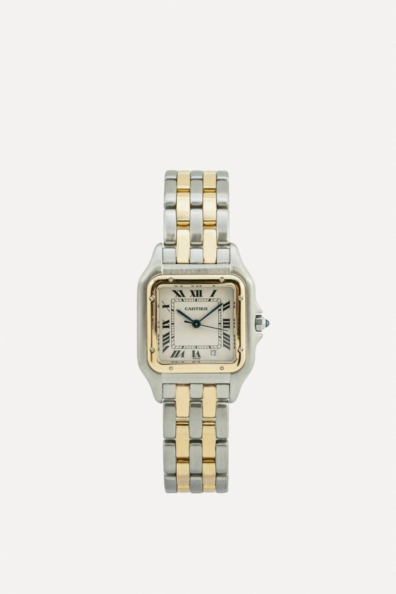 Panthere De Cartier Quartz Two-Tone Gold Steel Watch from Cartier