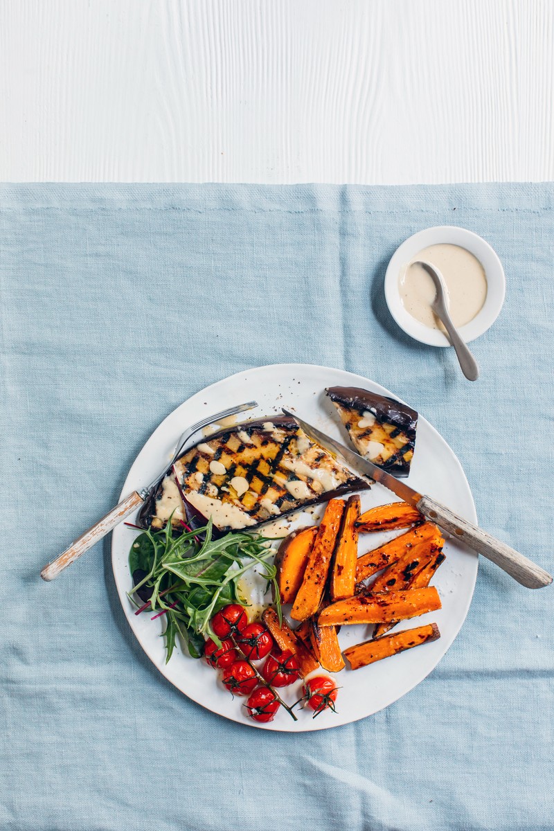 Aubergine Sweet Potato
