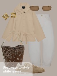 3 Modern Ways To Wear White Jeans