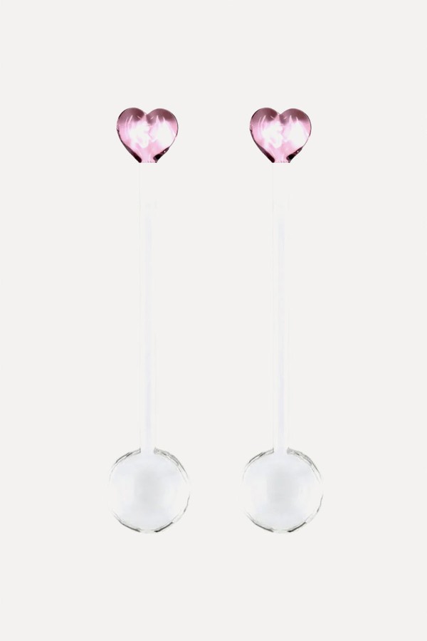 Set Of 2 Heart Shaped Spoons from Lepel Club