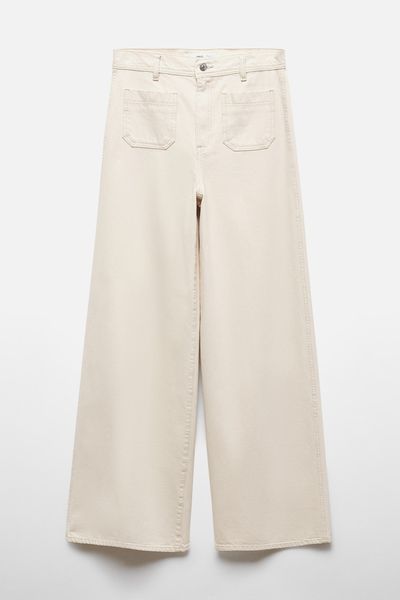 Wideleg Jeans With Pockets from Mango