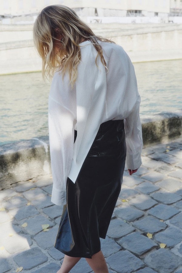 Coated Pencil Skirt from H&M