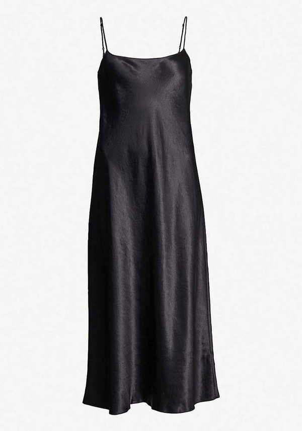 Sleeveless Satin Slip Midi Dess from Vince