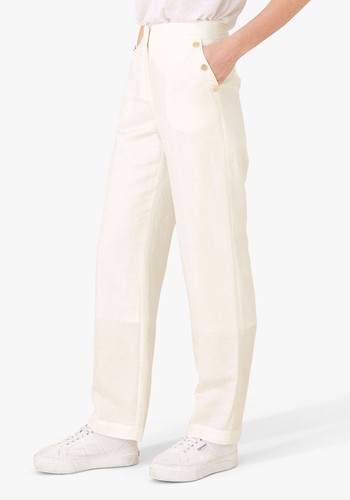 Linen Blend Smart Trousers  from Monsoon