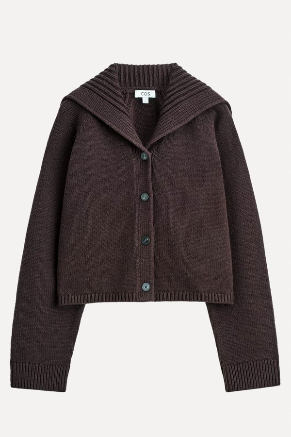 Sailor-Collar Wool Cardigan from COS