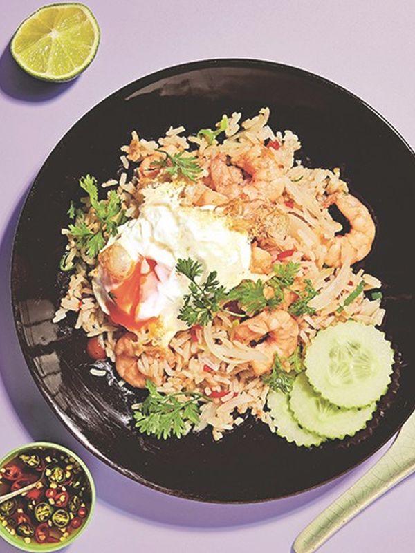Khao Pad Goong, Fried Rice With Prawns