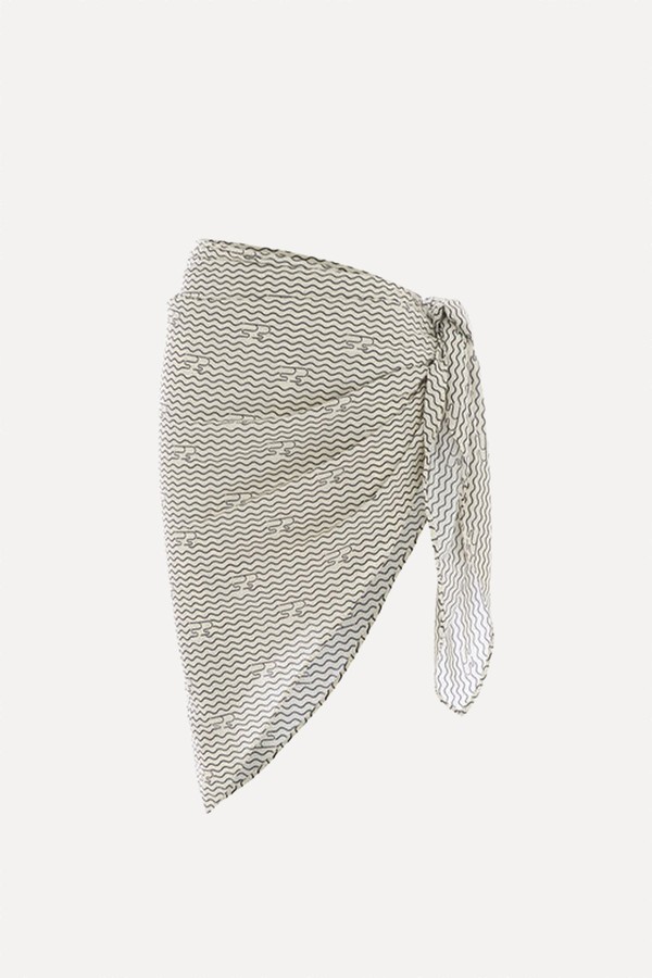Wave Motif Bay Style Sarong