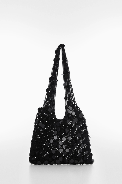 Sequined Net Bag