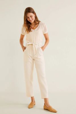 Cotton Culotte Trousers from Mango