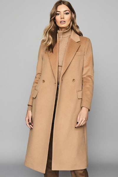 Wool Blend Overcoat from Reiss