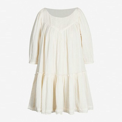 Mystery Land Flared-Hem Cotton Tunic from Free People