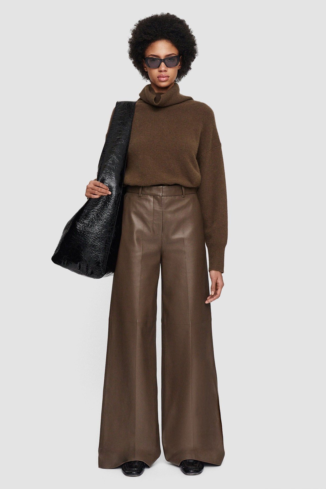 Nappa Leather Alana Trousers from Joseph