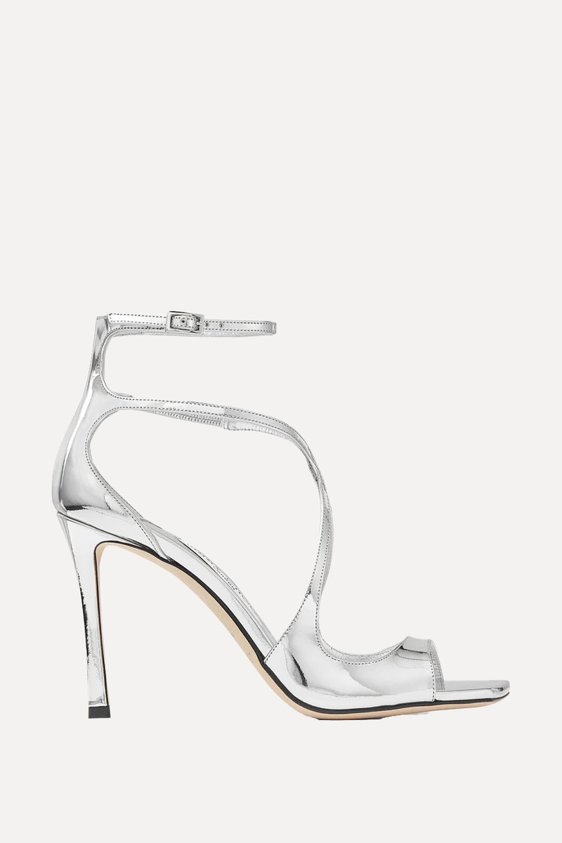 Azia 95 Liquid Metal Leather Sandals
