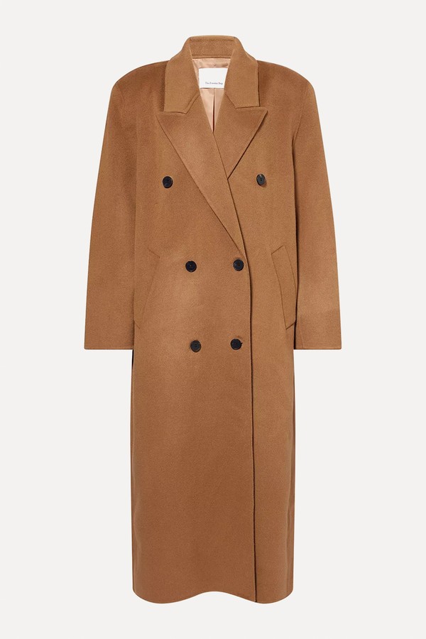 Gaia Double-Breasted Wool-Blend Coat from The Frankie Shop