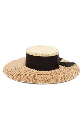 Henrietta Wide-Brim Straw Hat from Benoît Missolin