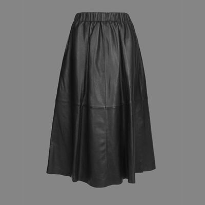 Leather A-Line Midi Skirt from £199