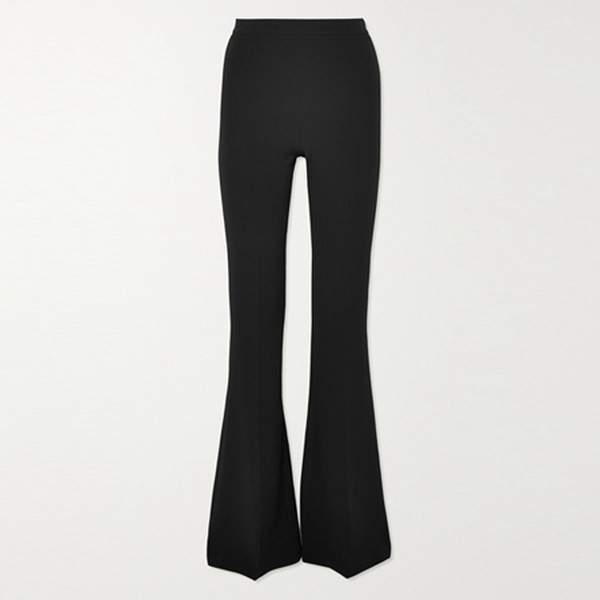 Halluana Stretch-Crepe Flared Pants from Safiyaa