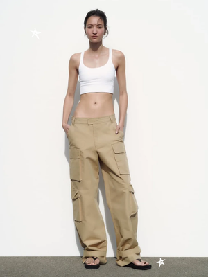 Cargo Trousers With Tabs, £49.99 | Zara