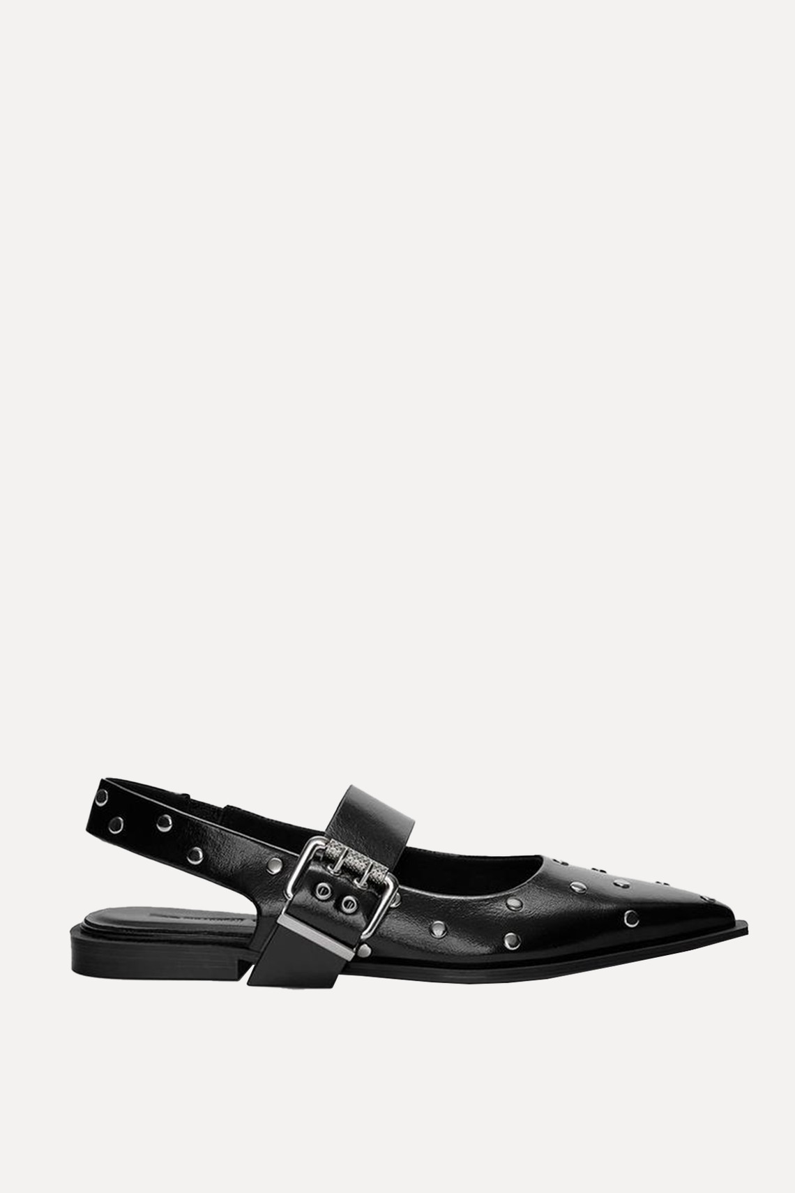 Studded Flat Shoes from Pull & Bear