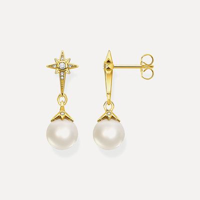 Drop Pearl Earrings