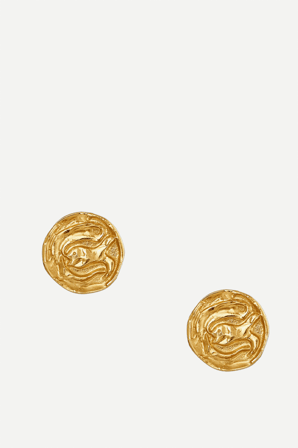 The Gone Fishing Medallion Earrings from Alighieri