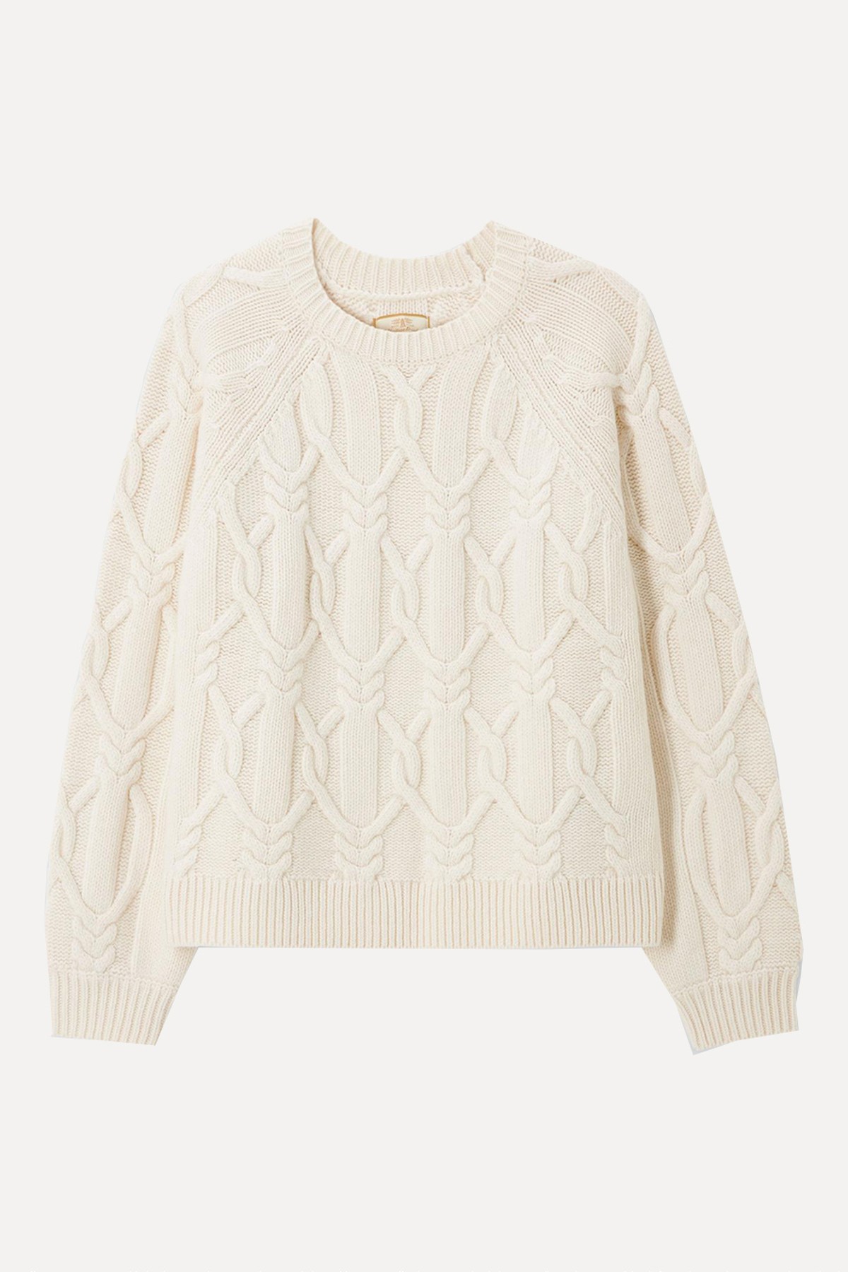 Lucia Cable Knit Wool Blend Jumper from Barbour