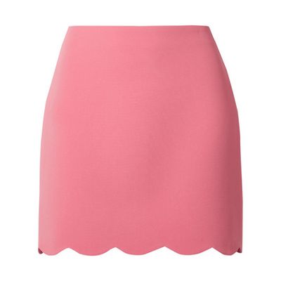 Scalloped Cady Mini Skirt