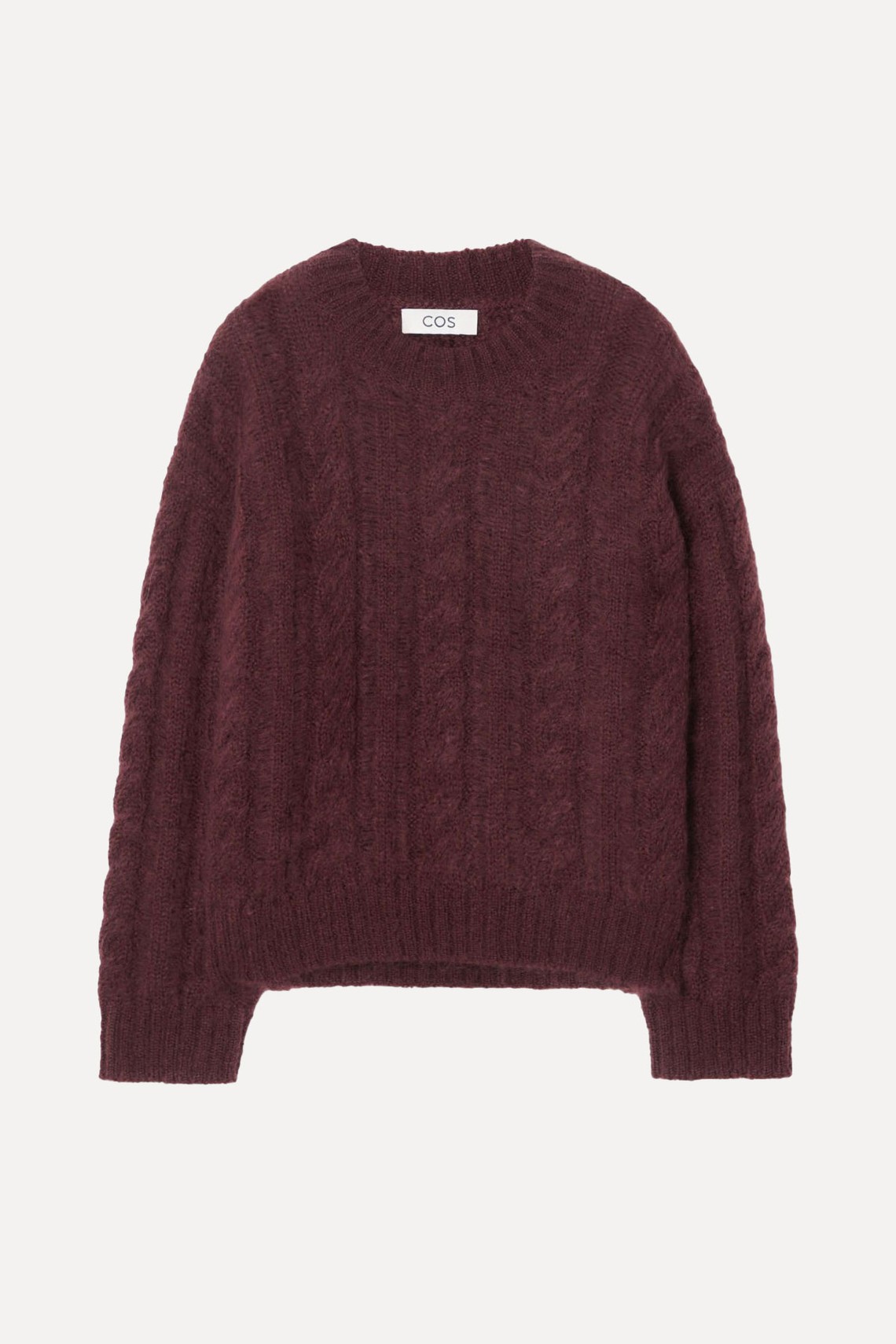 Cable-Knit Mohair Jumper from COS