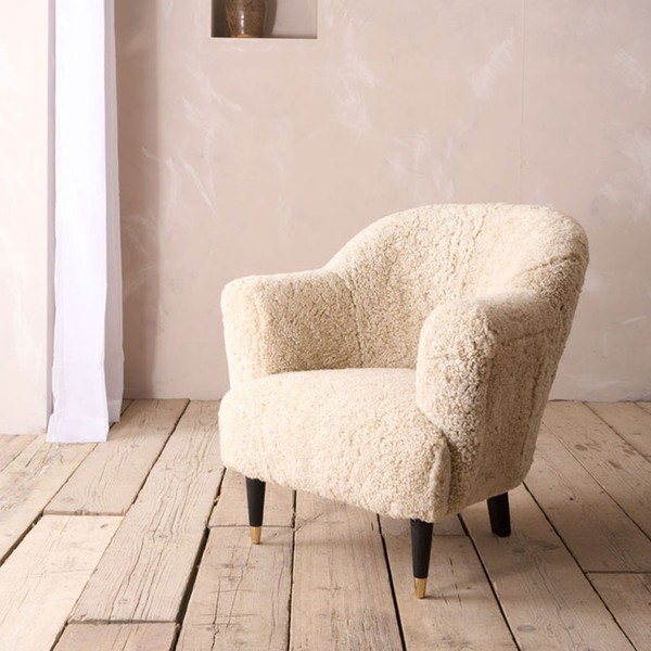 The Milo Sheep Wool Armchair from Tallboy