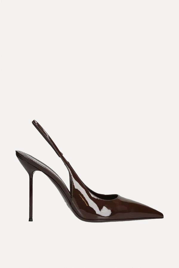 Patent Leather Lidia Slingback Pumps from Paris Texas