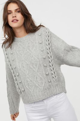 Cable-Knit Jumper