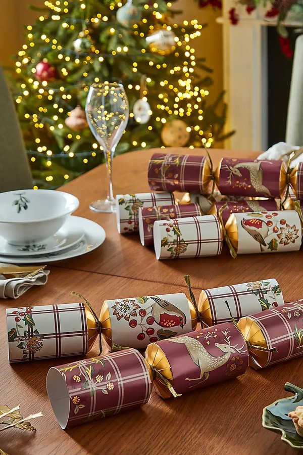 Set of 6 Heritage Tartan Luxury Christmas Crackers
